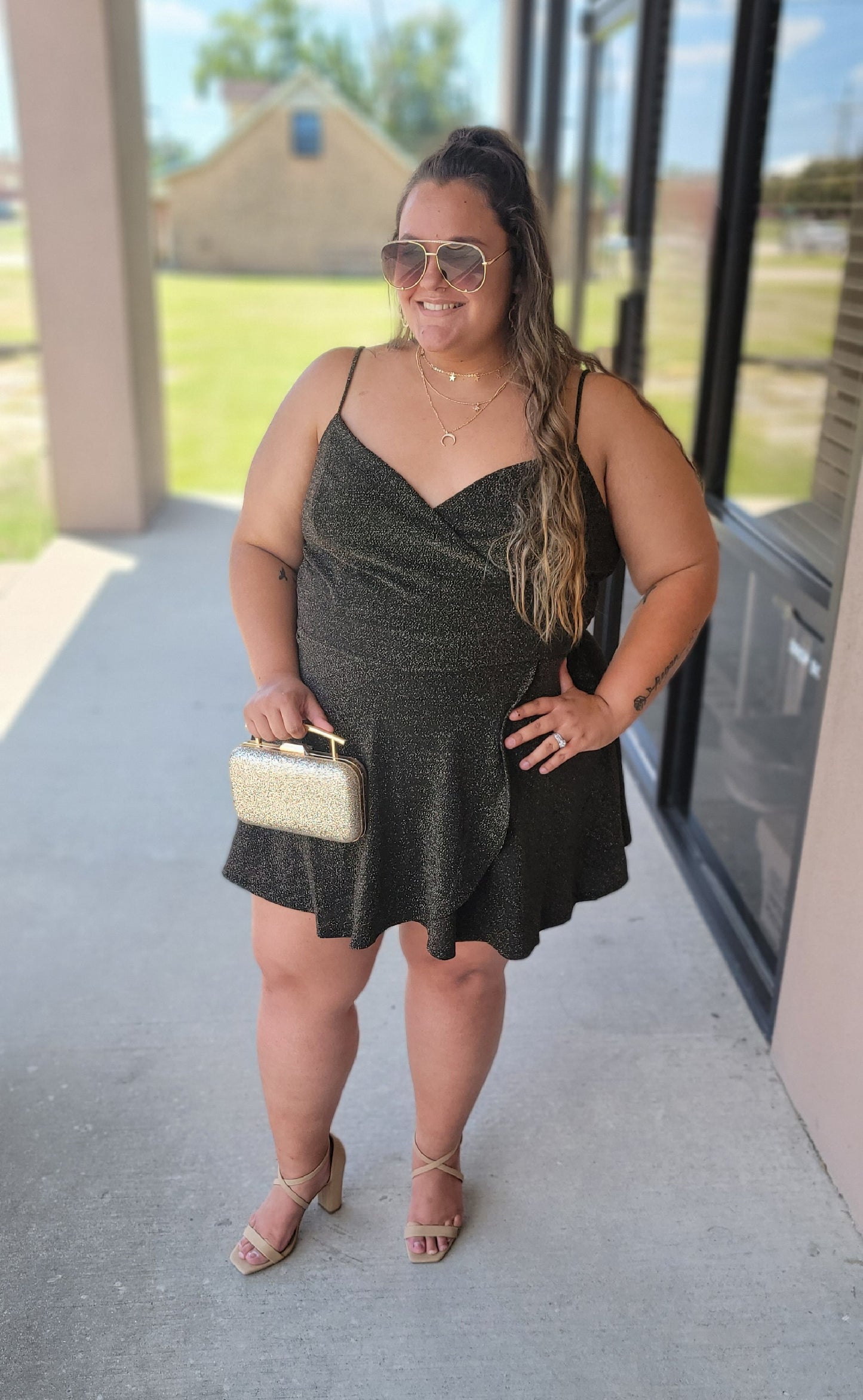 Girls Night Out Sparkle Romper