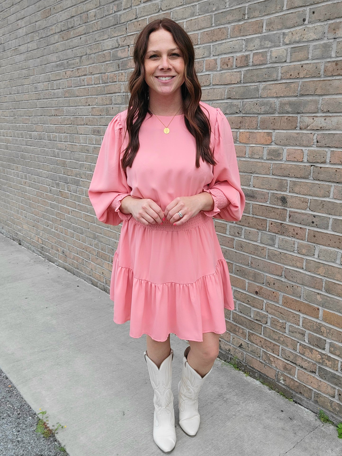 Blush Smock Dress