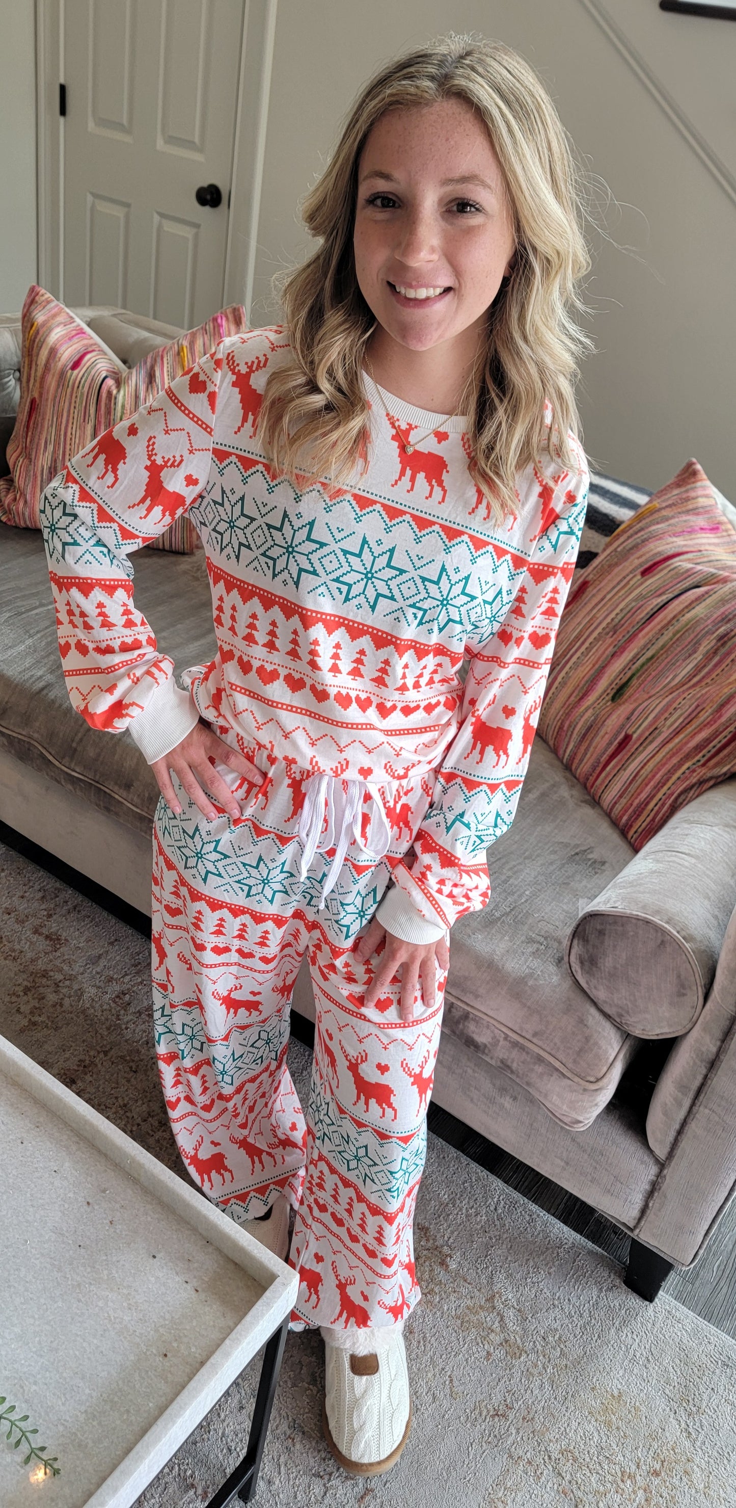 Retro Christmas PJ Set