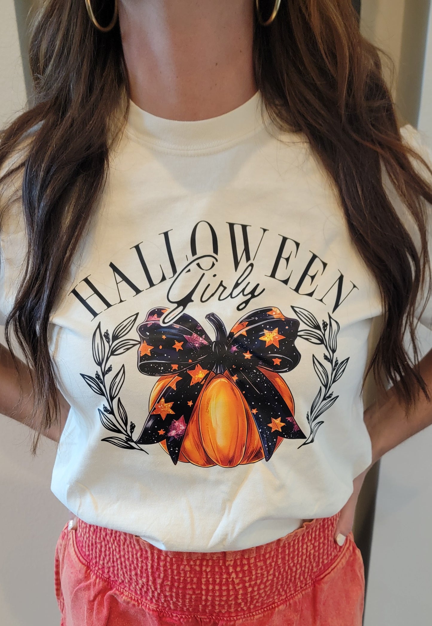 Halloween Girly Coquette Tee