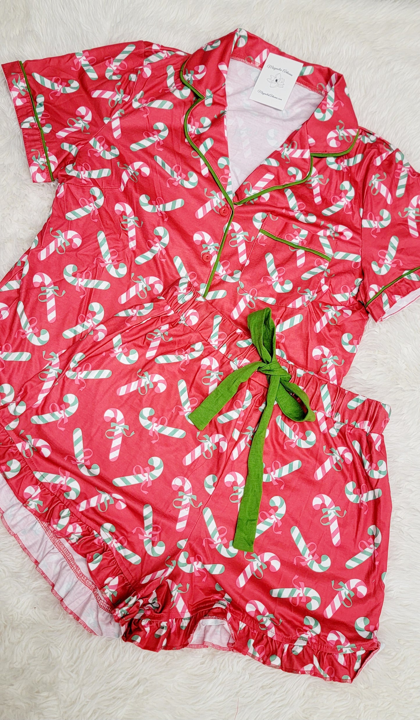 Candy Cane PJ Set
