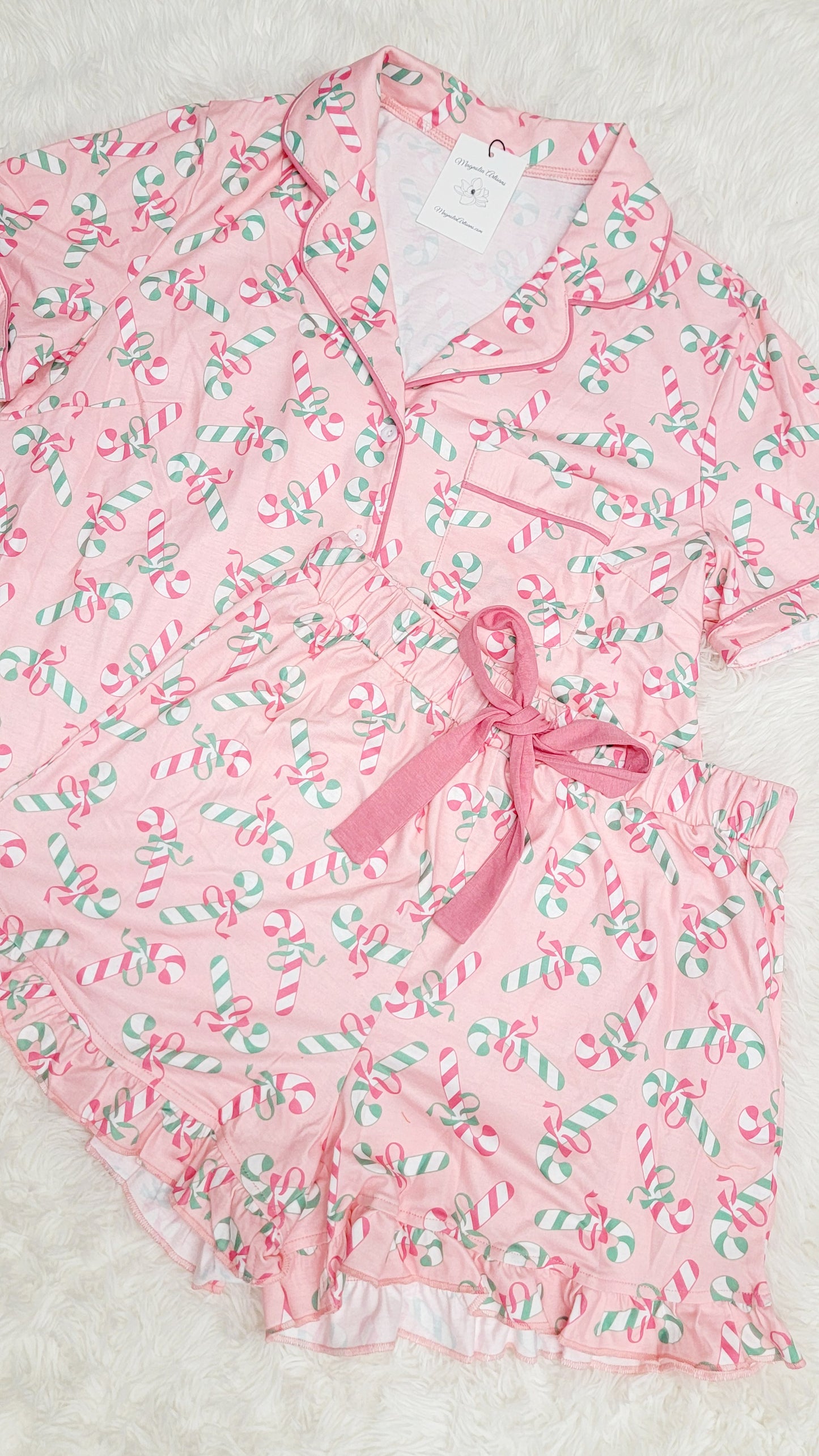 Candy Cane PJ Set