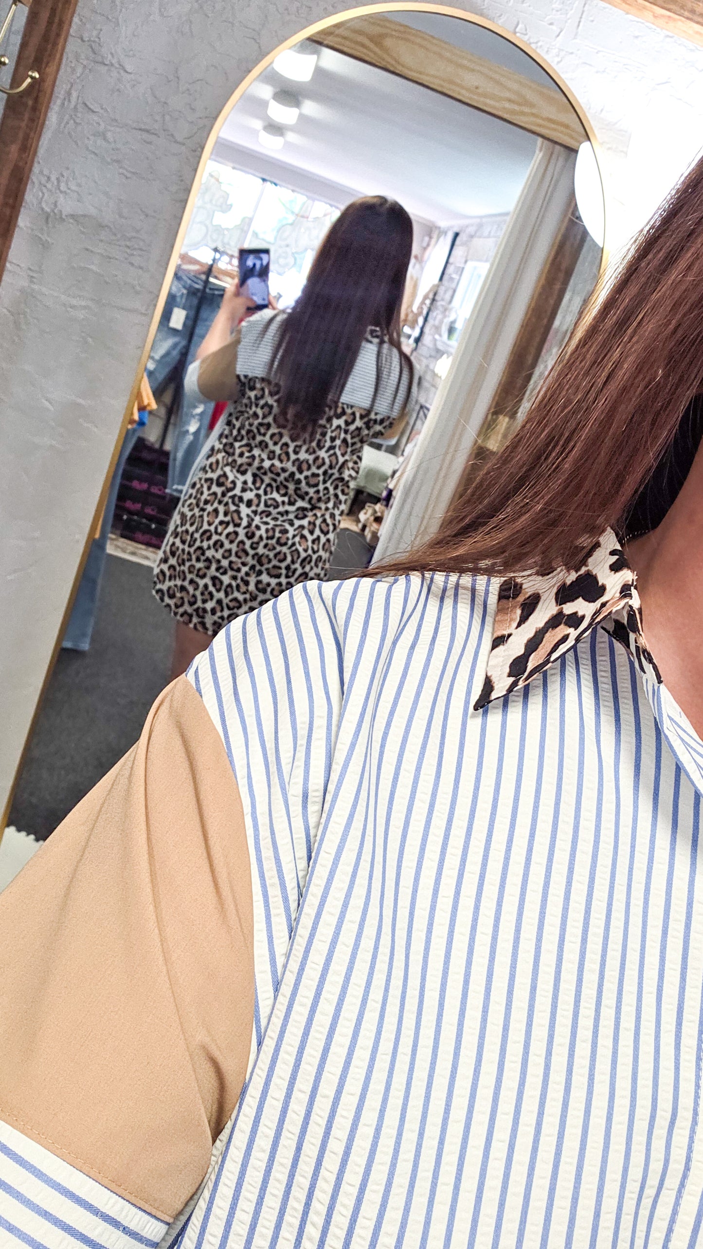 Leopard Detail Dress