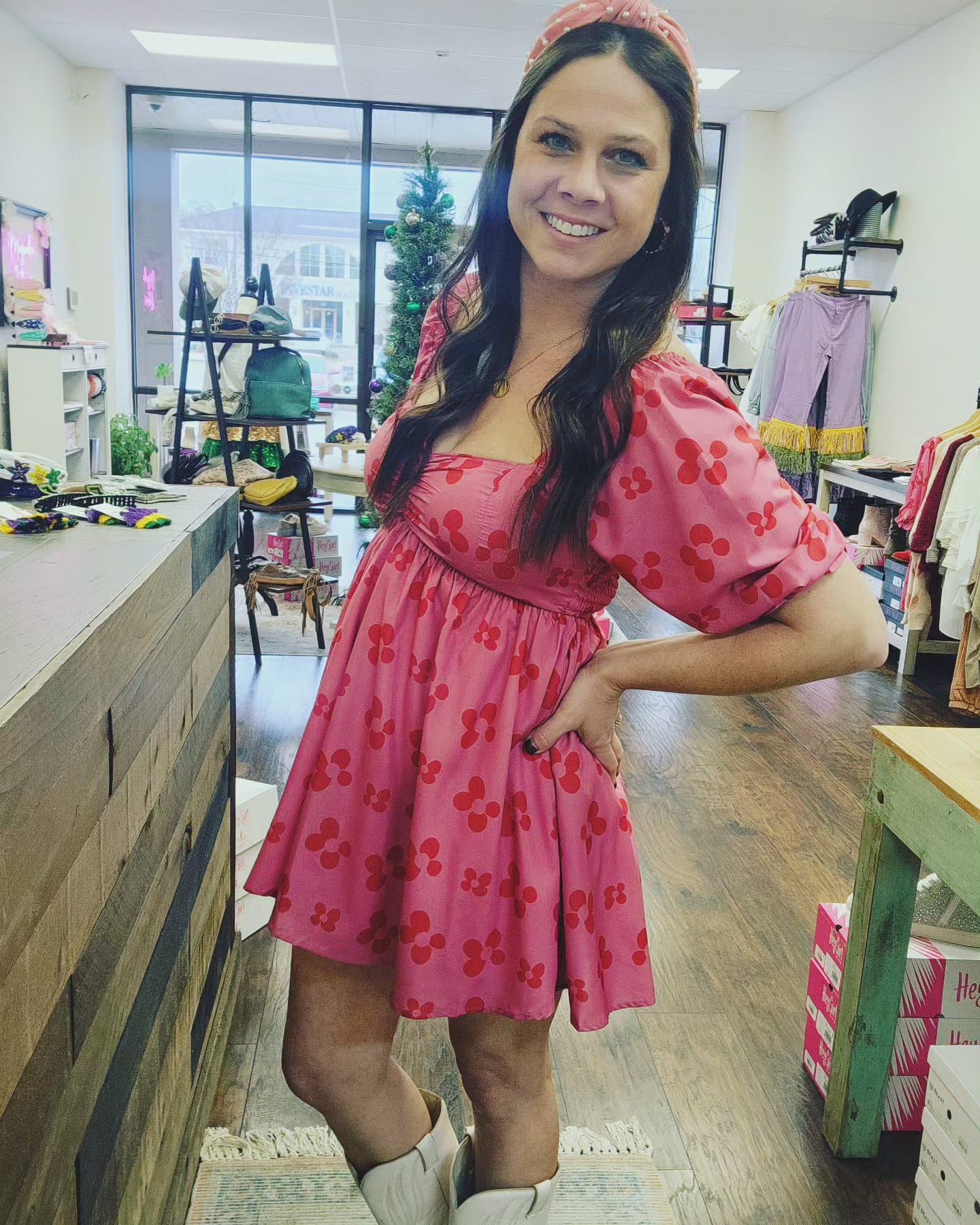 Rouched Baby Doll Romper