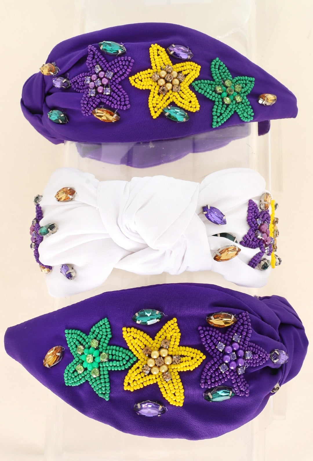 Mardi Gras Flower Headband