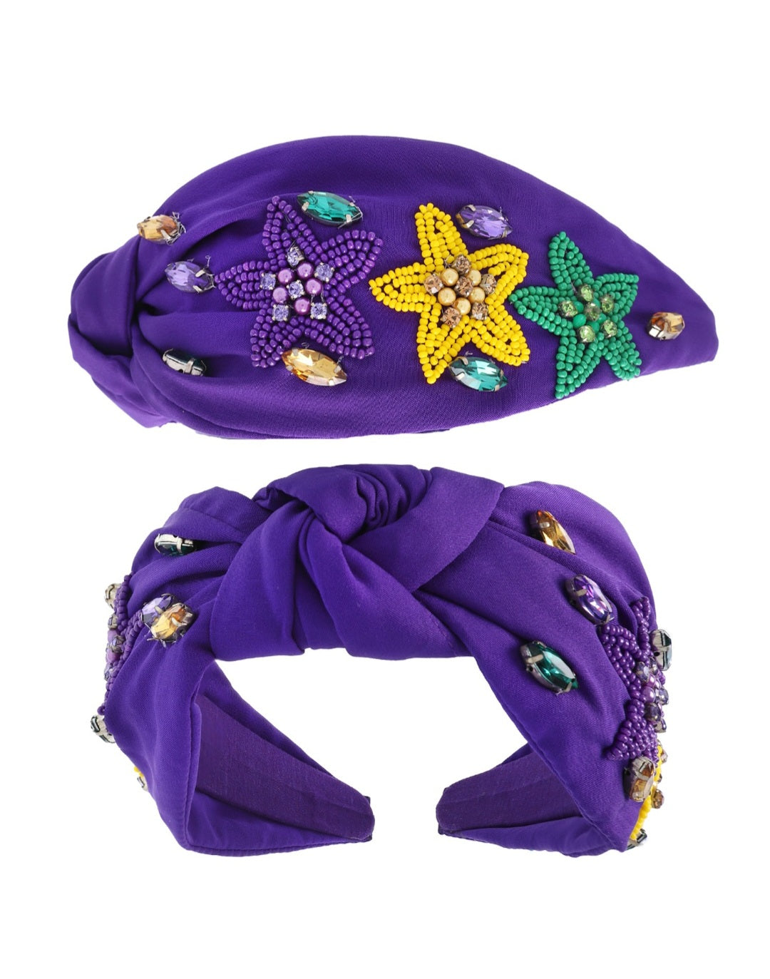 Mardi Gras Flower Headband
