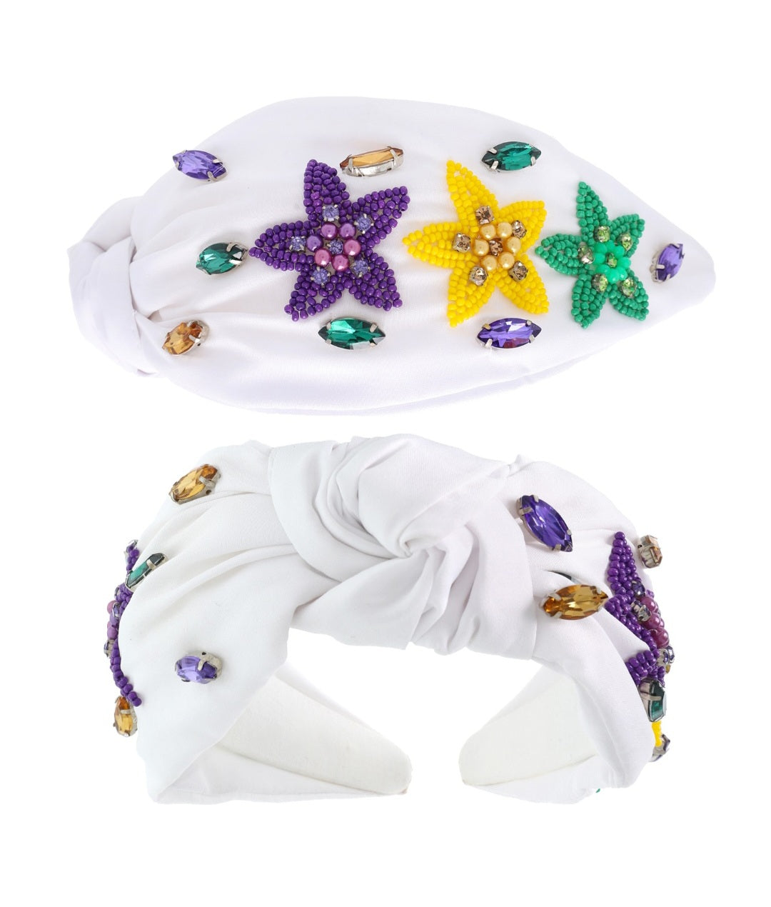 Mardi Gras Flower Headband