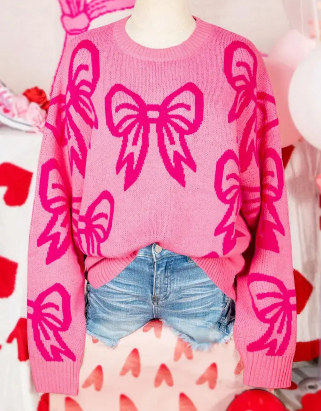 Be Mine Bow Sweater