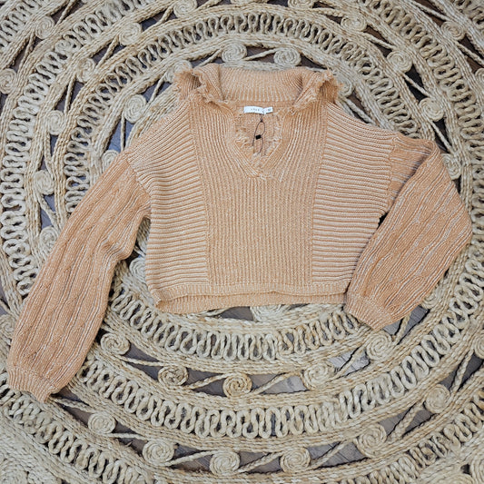 Copper Heathered Top