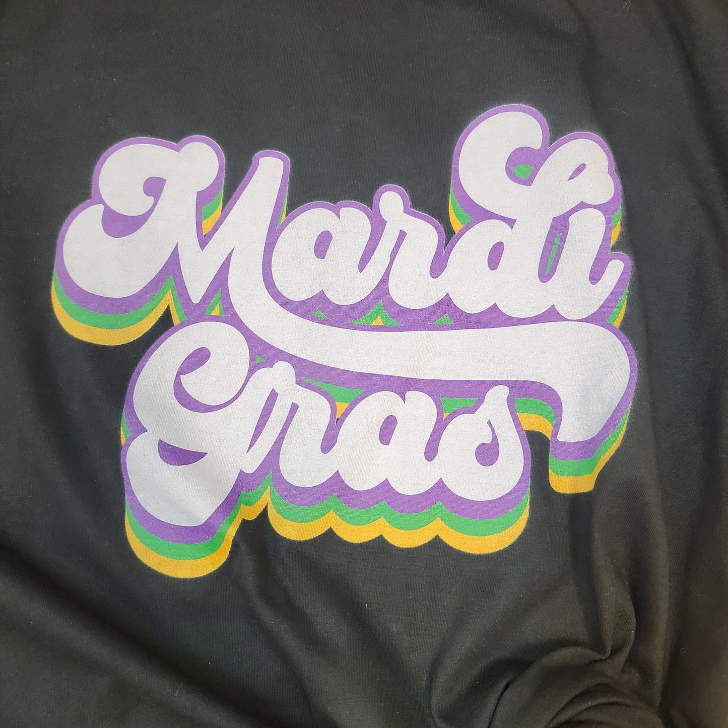 Retro Mardi Gras Graphic Tee