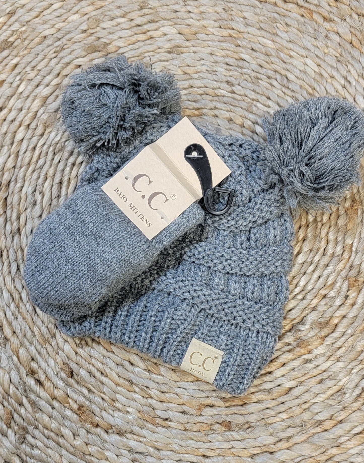 C.C Baby Beanie & Mitten Set