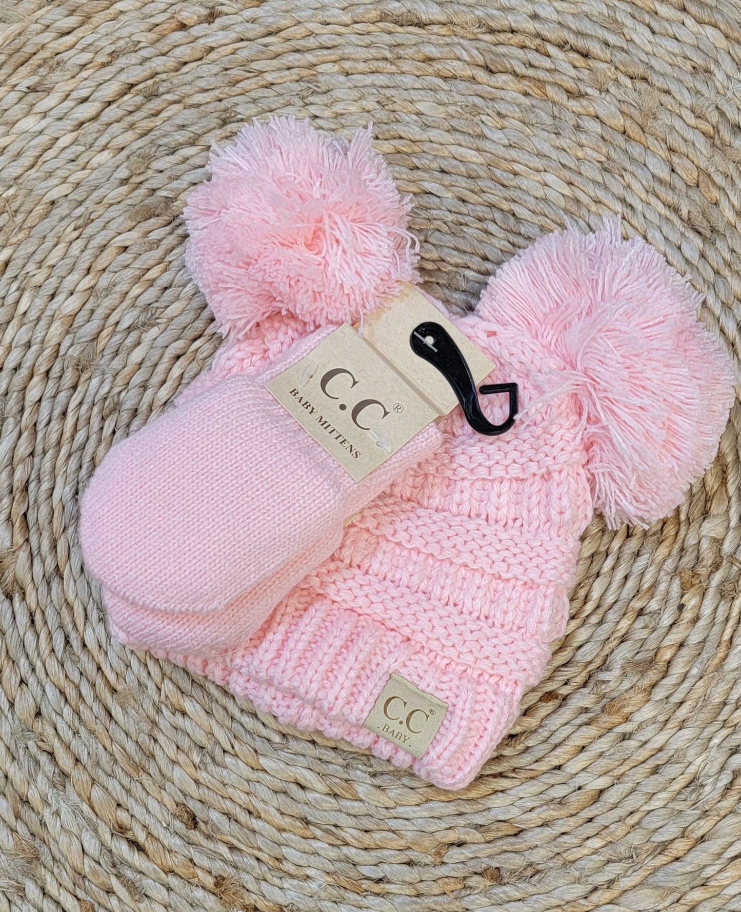 C.C Baby Beanie & Mitten Set