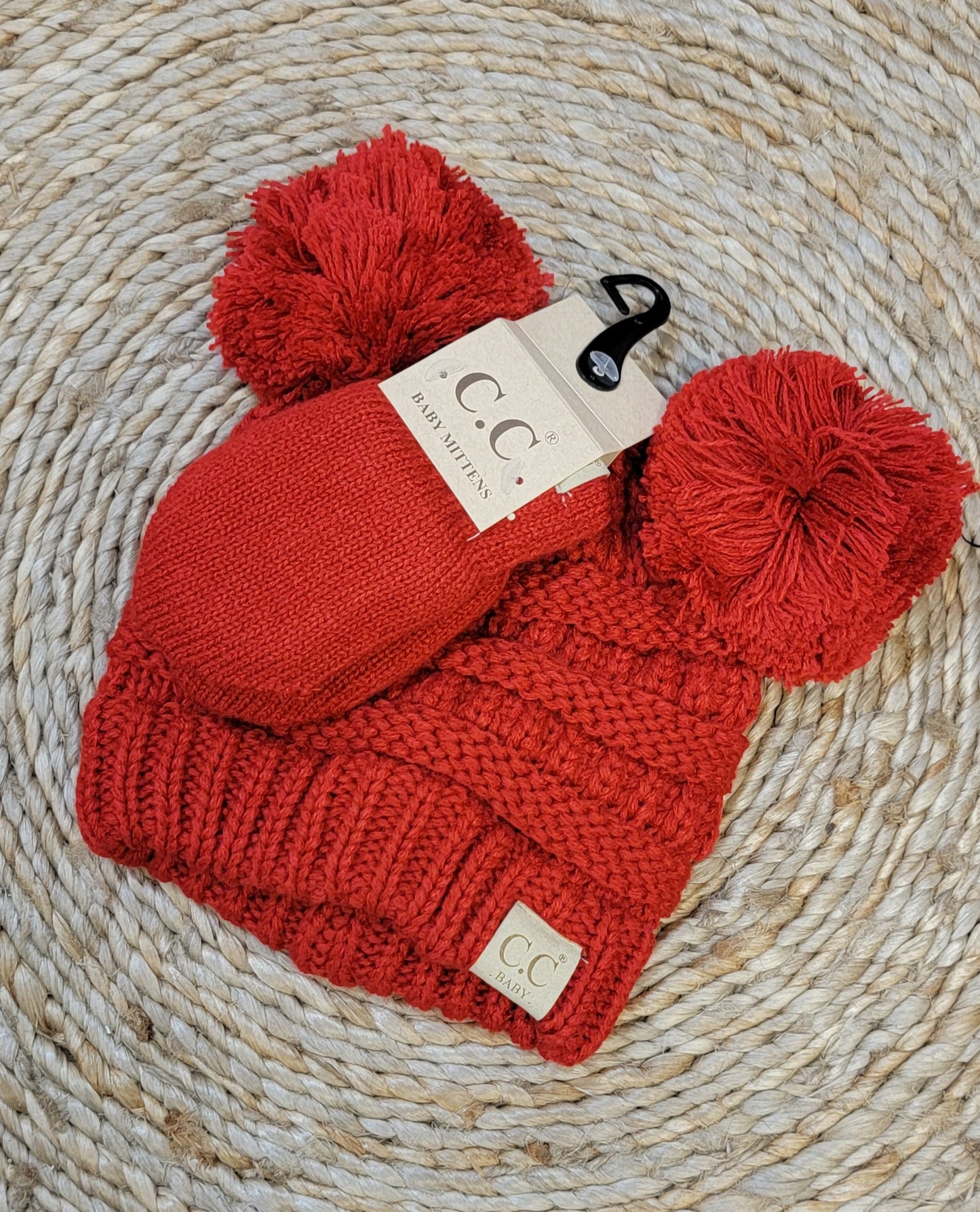 C.C Baby Beanie & Mitten Set