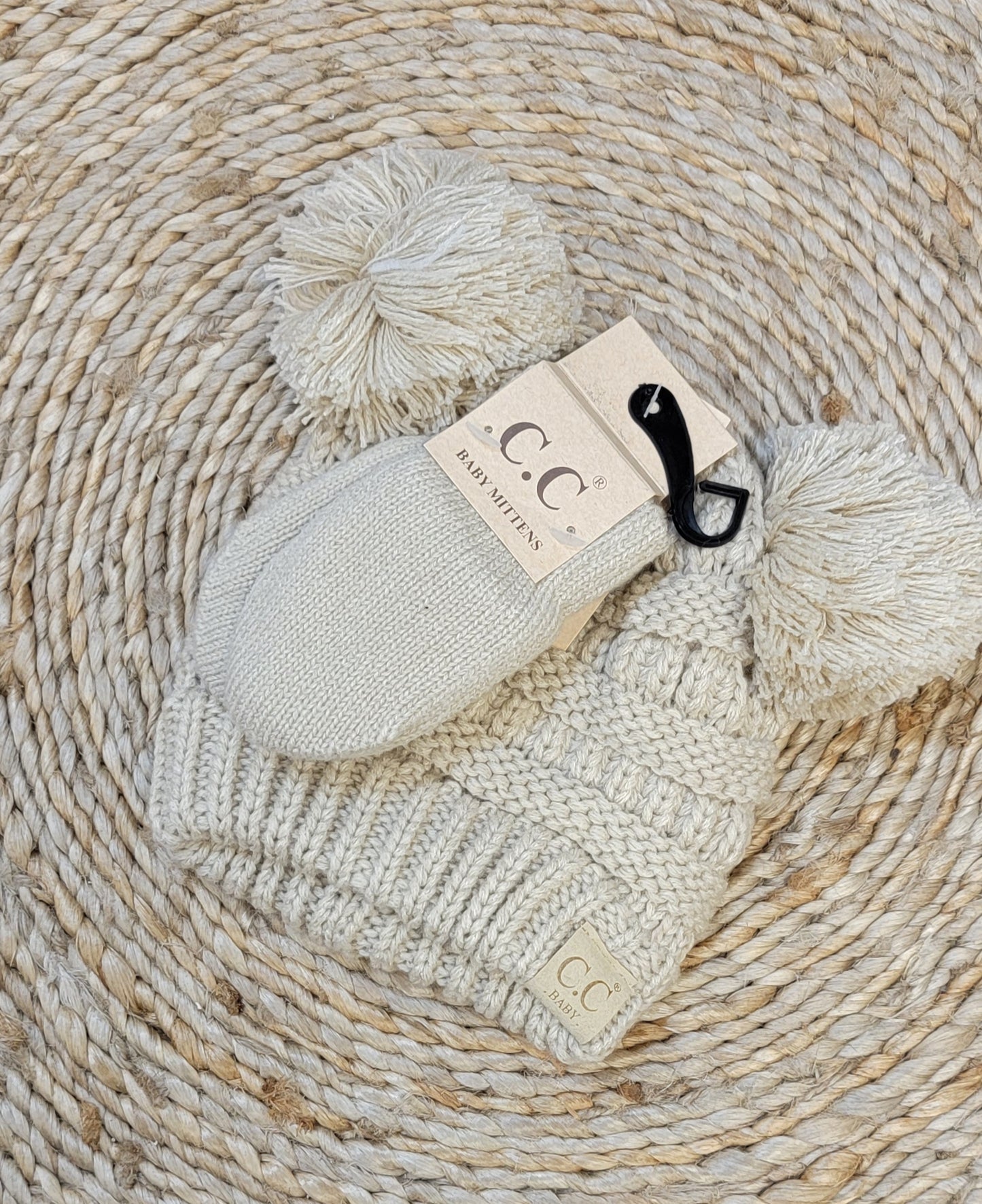 C.C Baby Beanie & Mitten Set