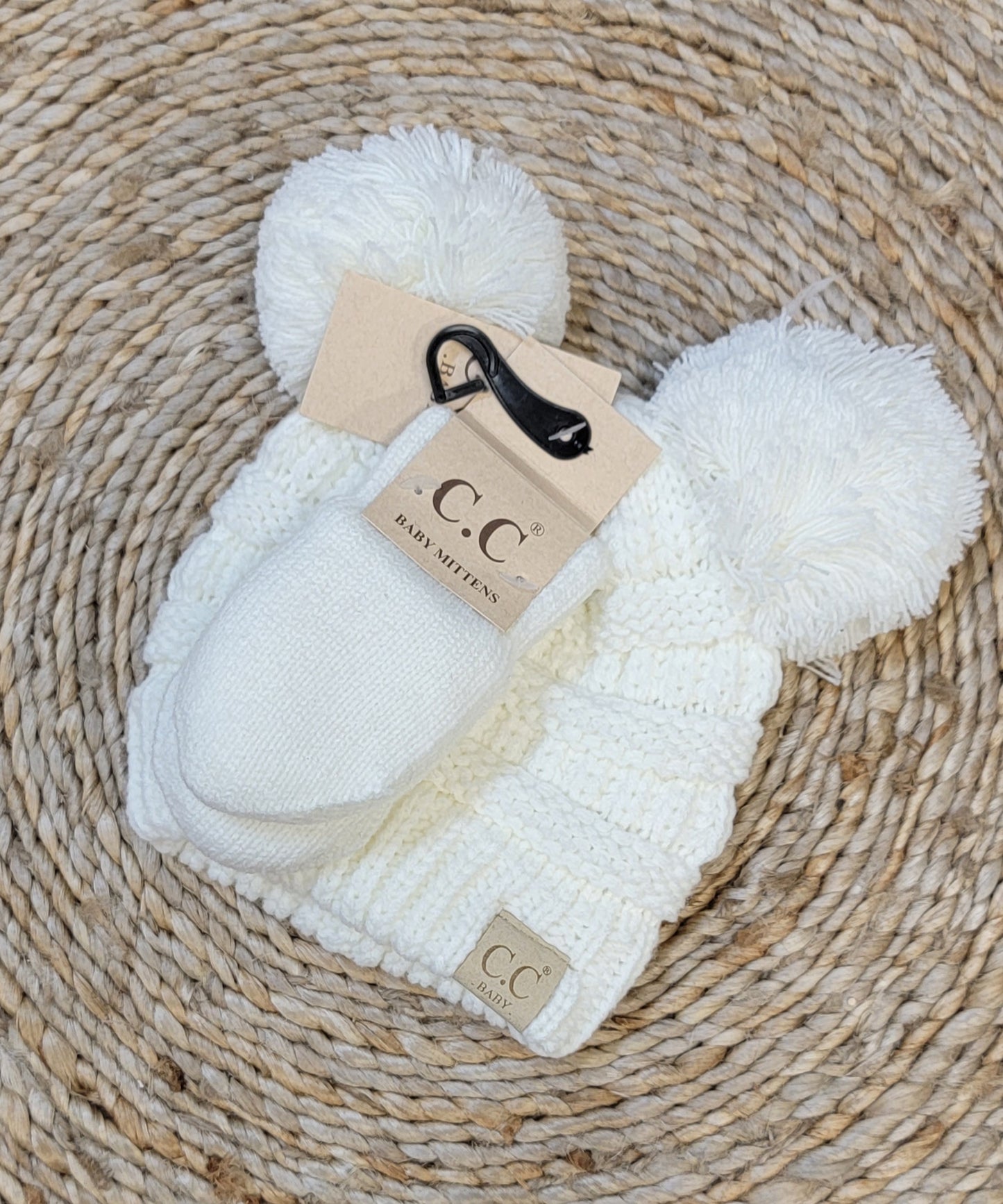 C.C Baby Beanie & Mitten Set