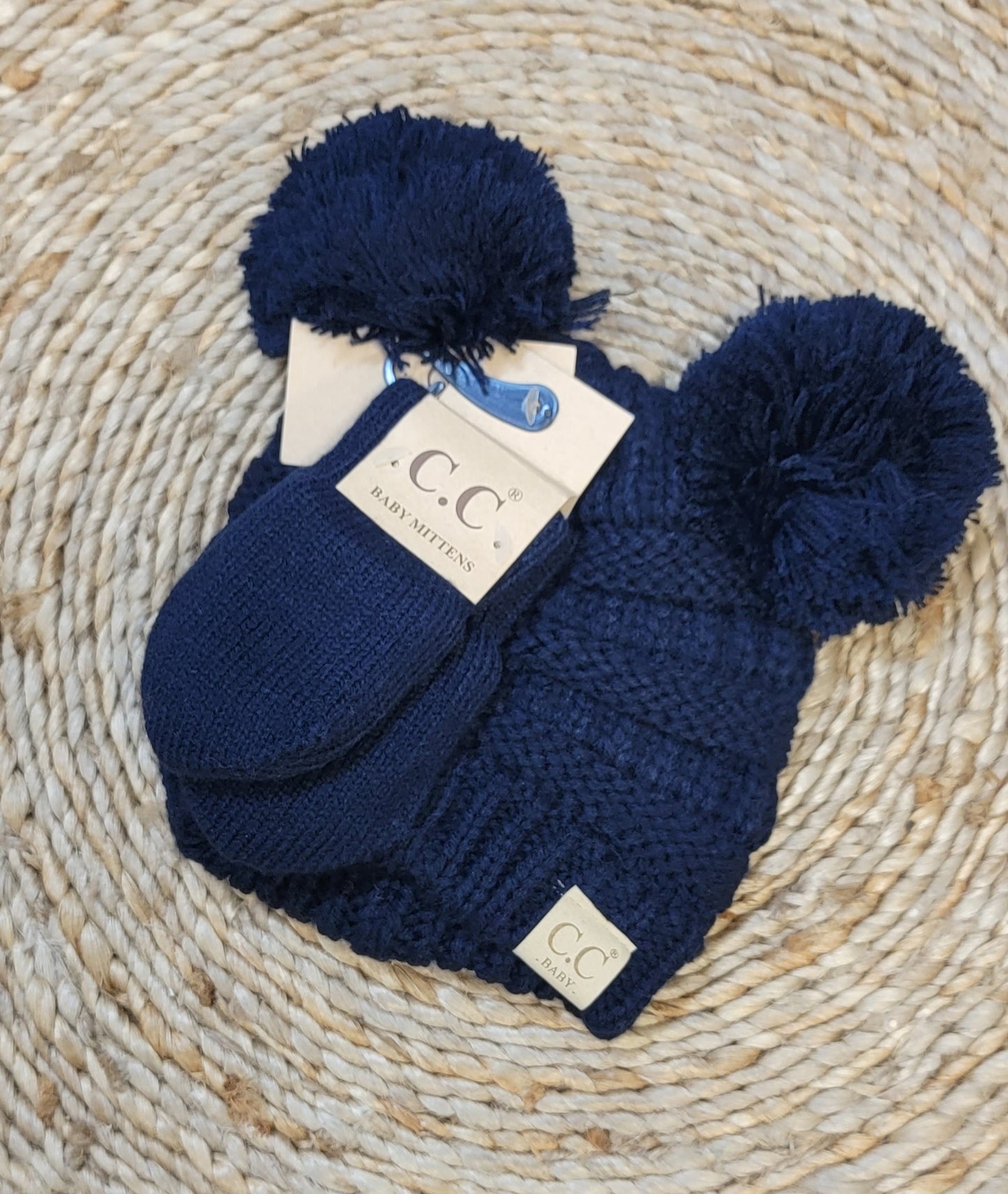C.C Baby Beanie & Mitten Set