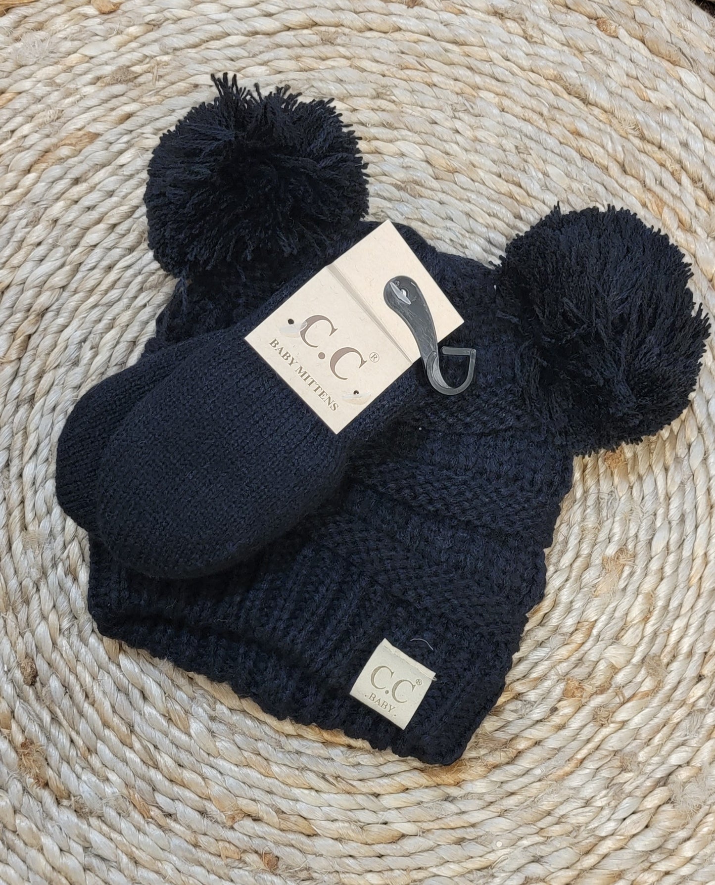 C.C Baby Beanie & Mitten Set