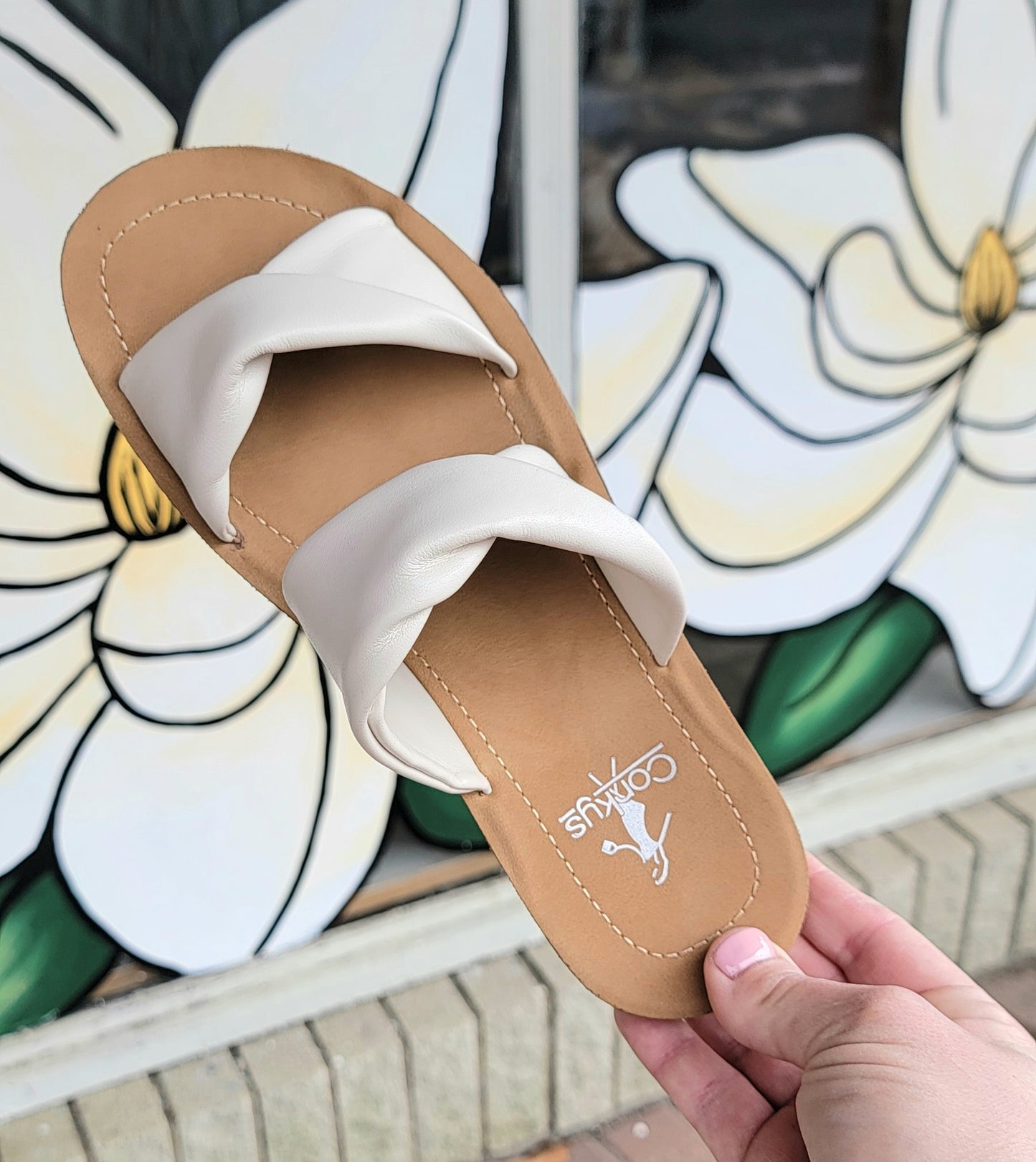 Corkys With a Twist Sandal