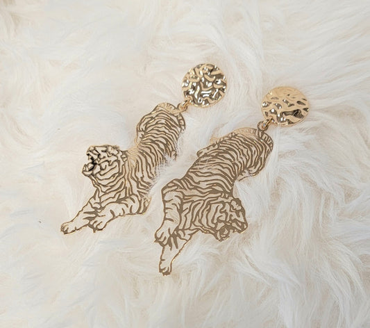 Tiger Earrings