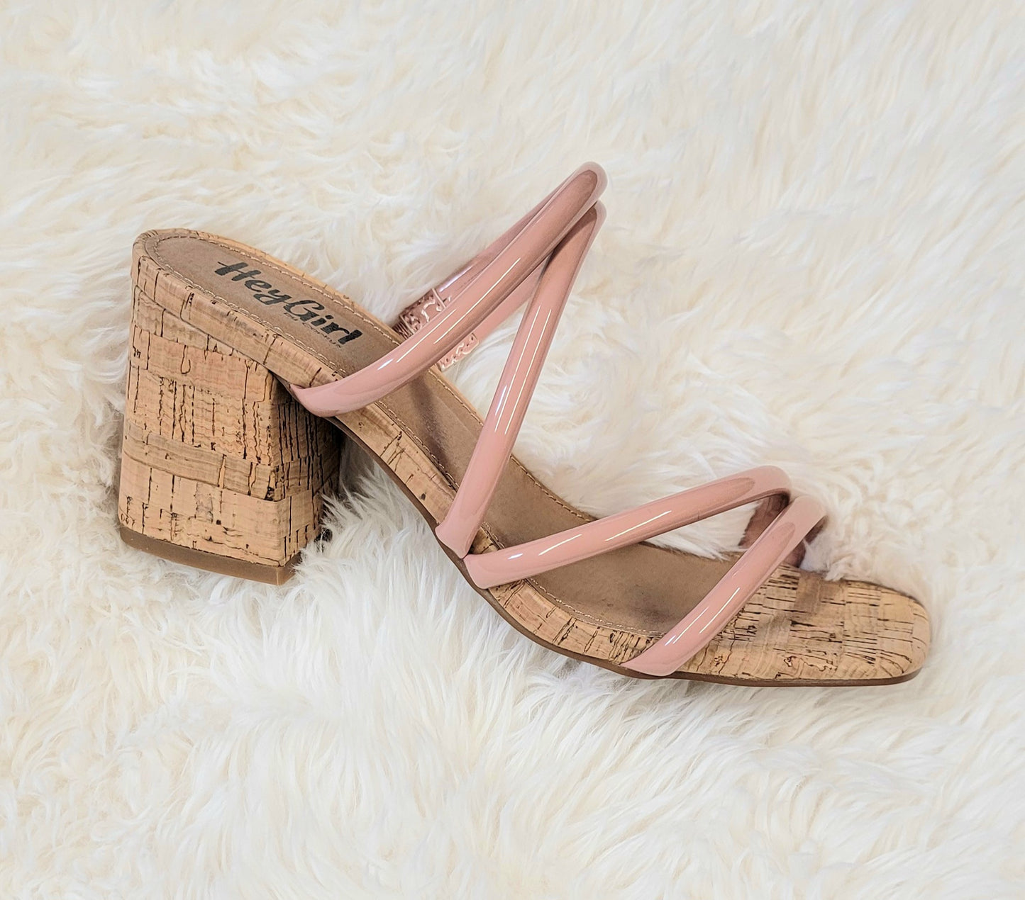 Corkys Blush Patent Heel