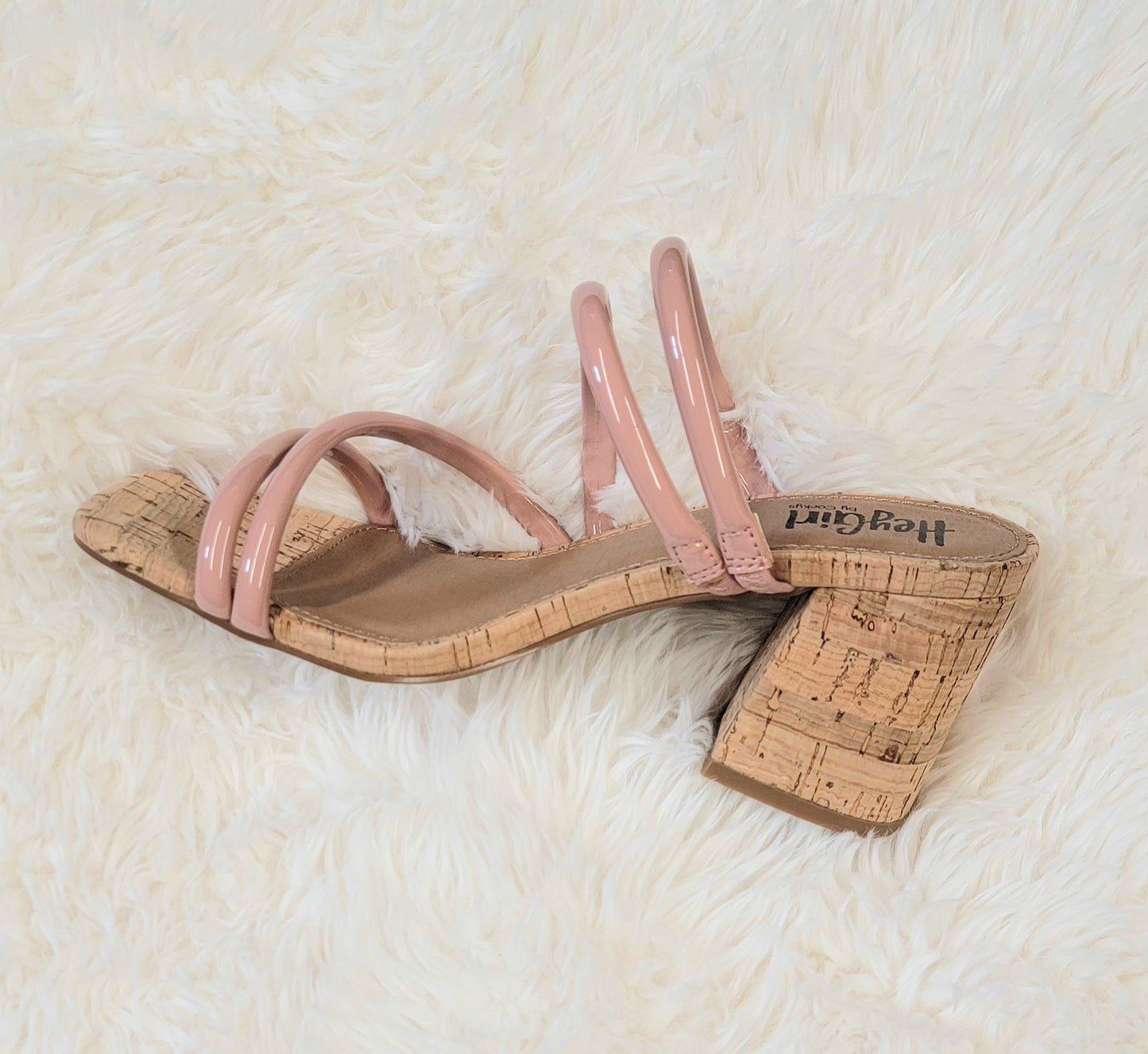 Corkys Blush Patent Heel