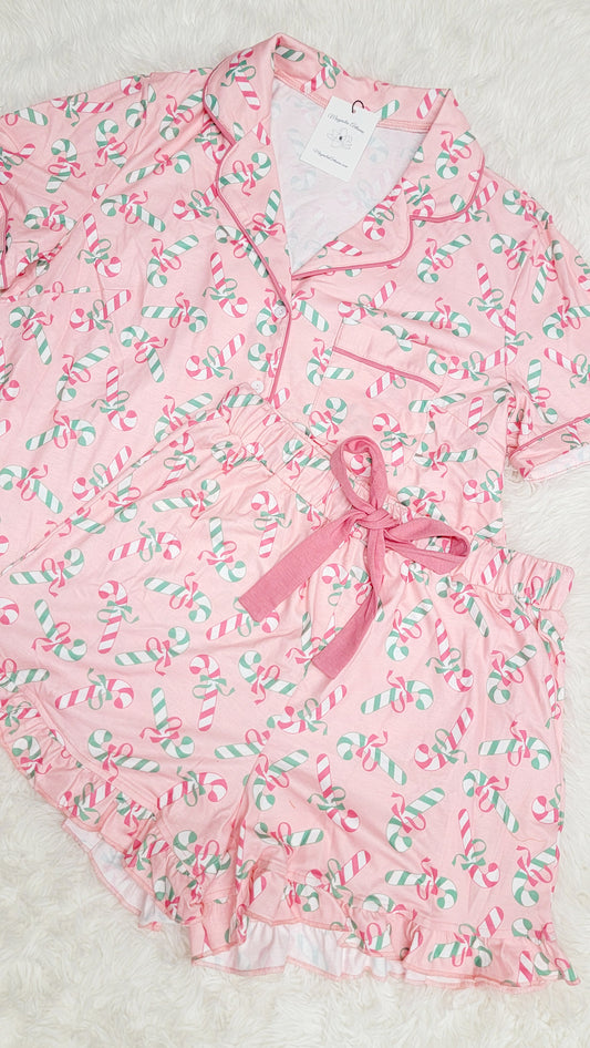 Candy Cane PJ Set