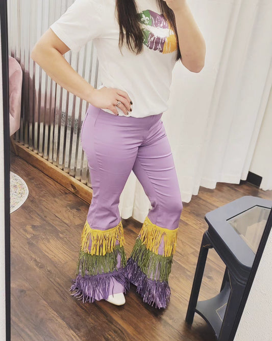 Mardi Gras Tassle Flares