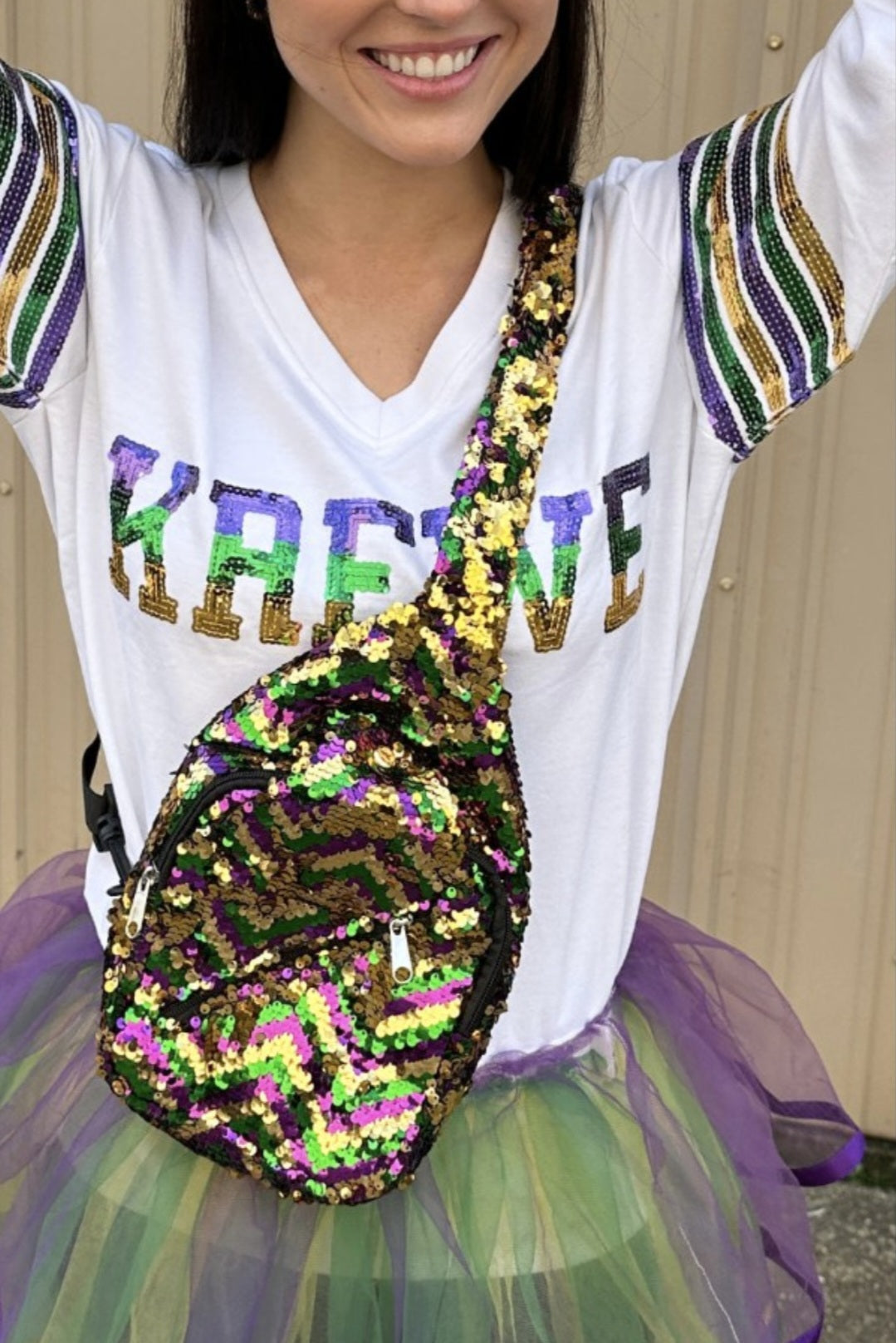 Mardi Gras Crossbody