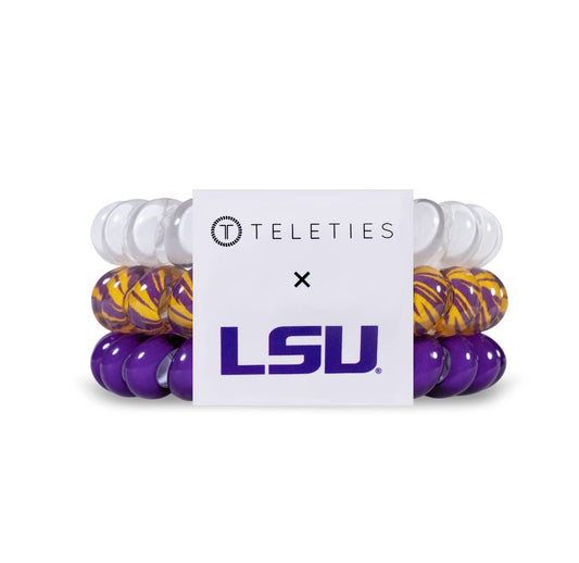 LSU Teleties Hair Ties