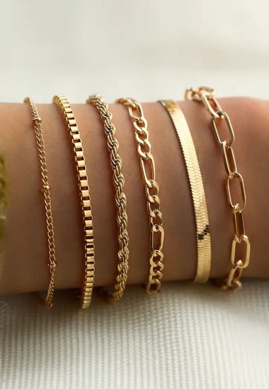 6pc Layering Bracelet