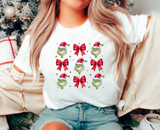 Grinch Coquette Tee