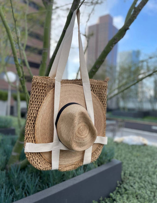 Braided Hat Holder Tote