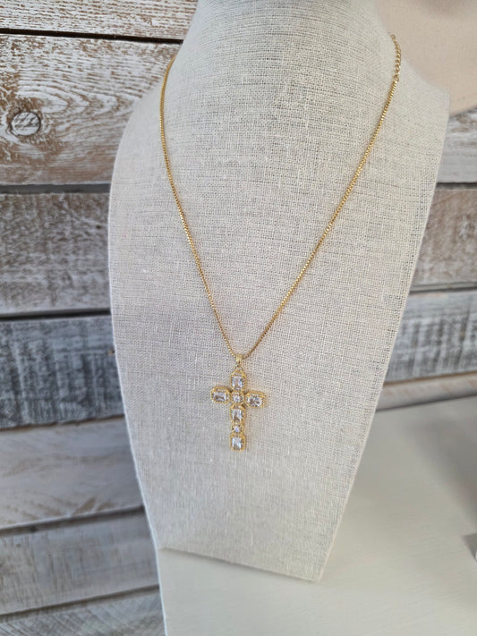 Vintage Cross Necklace