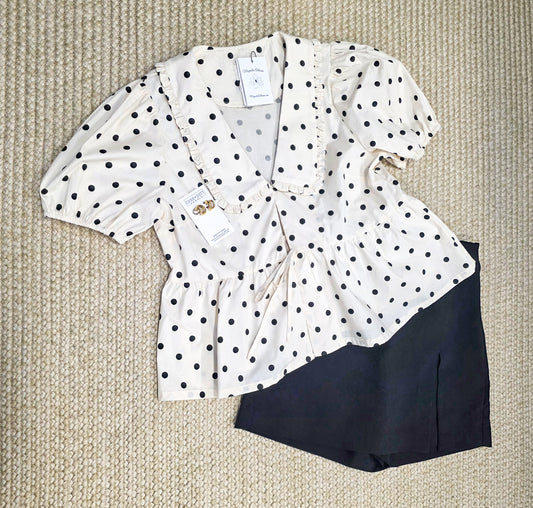 Sienna Polka Dot Top