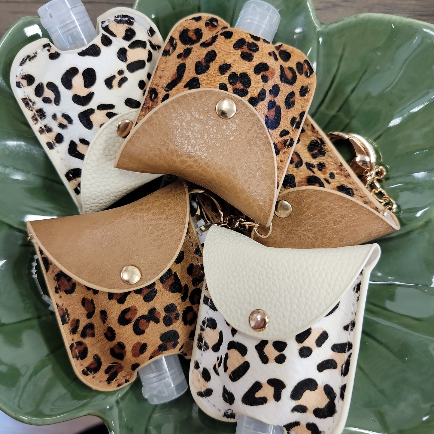 Leopard Sanitizer Purse