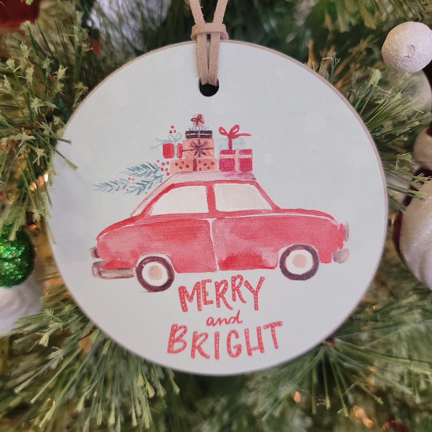 Merry and Bright Ornament