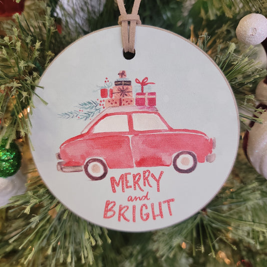 Merry and Bright Ornament