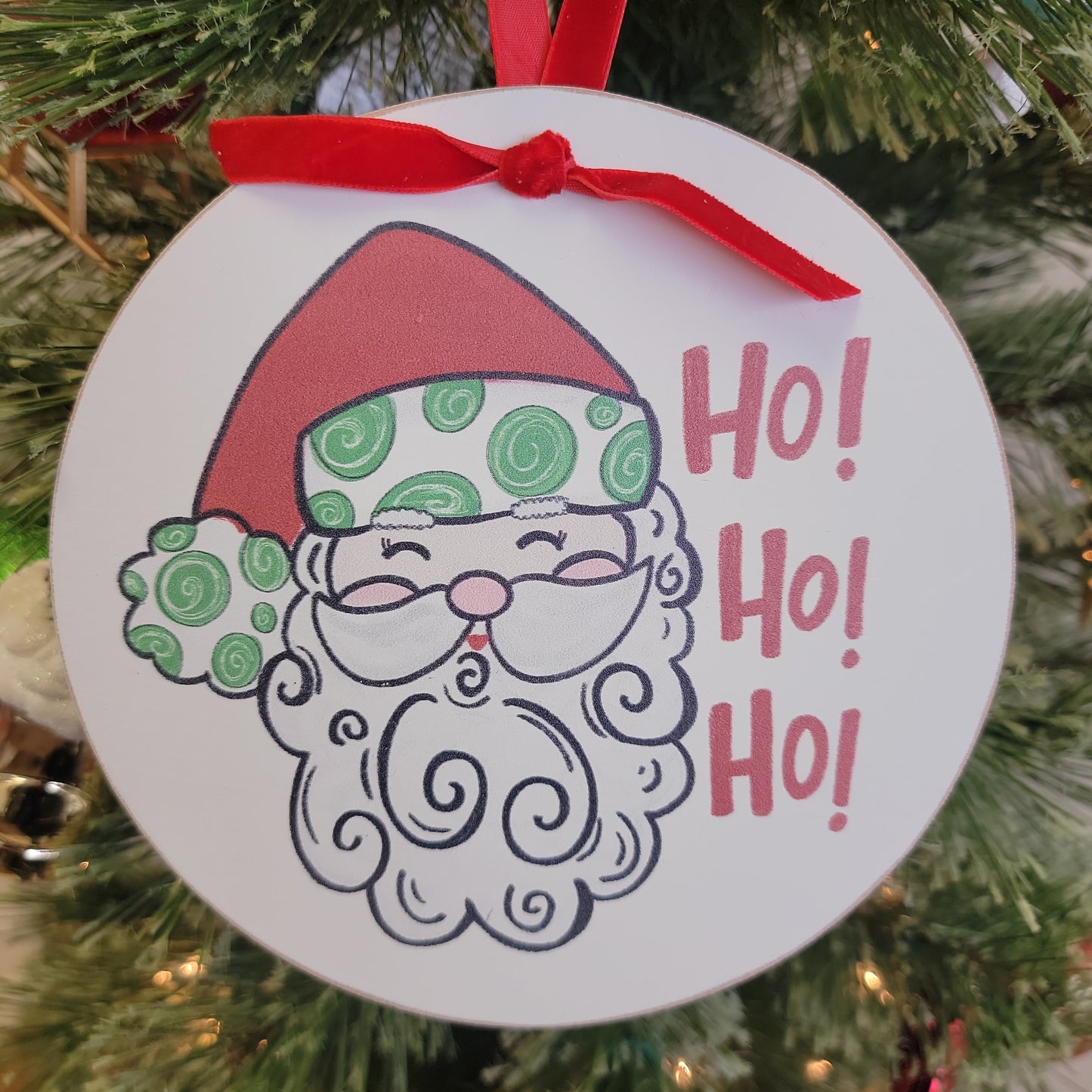 Ho Ho Ho Ornament