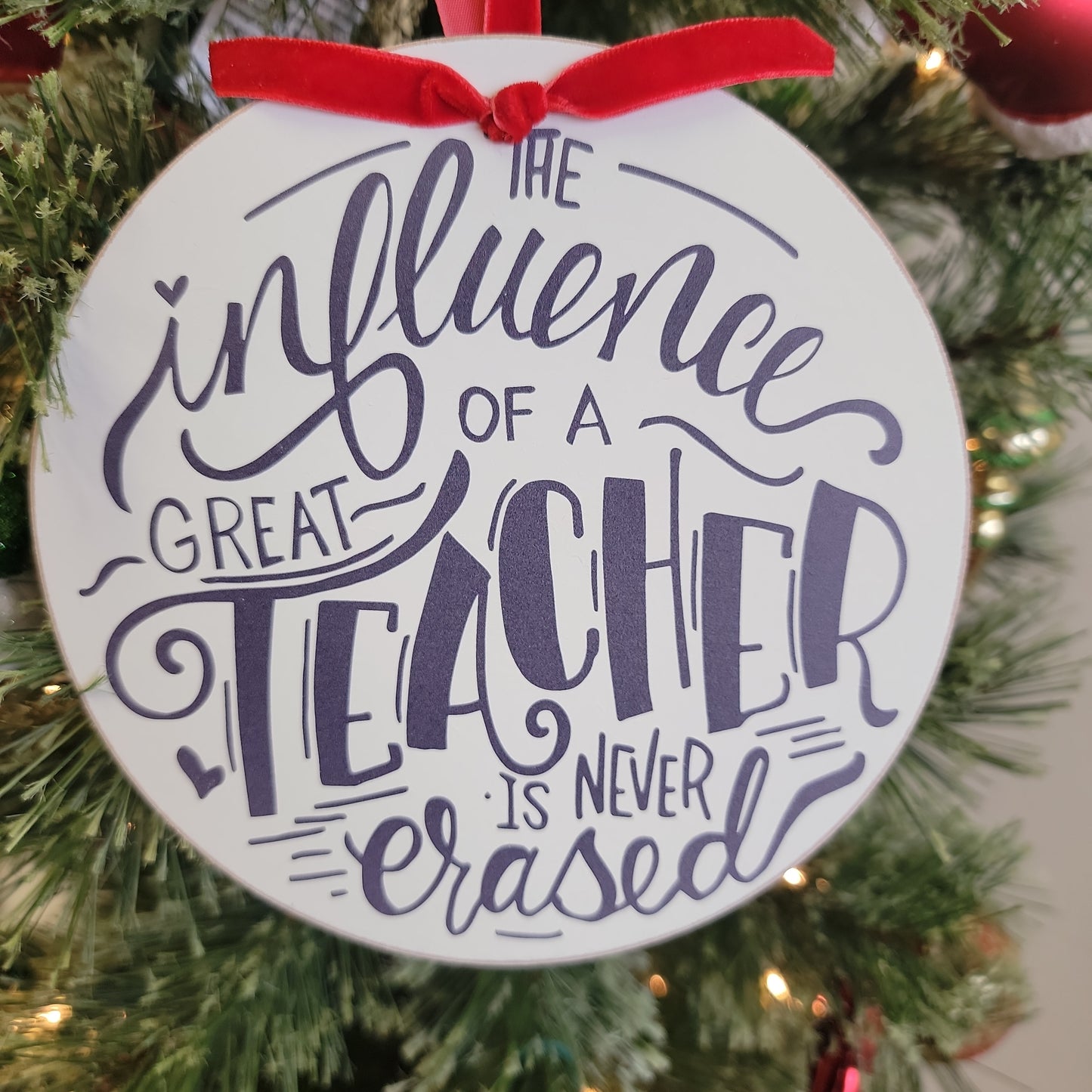 Influence of a Teacher Ornament