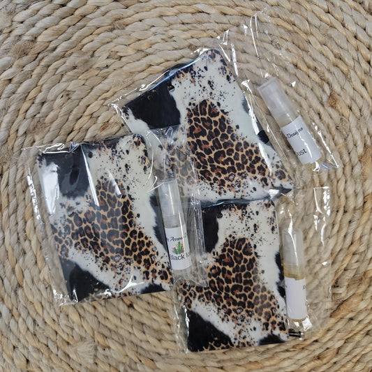 Cow/Cheetah Car Air Freshener