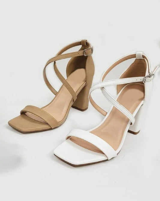 Flyaway Cross Strap Heel
