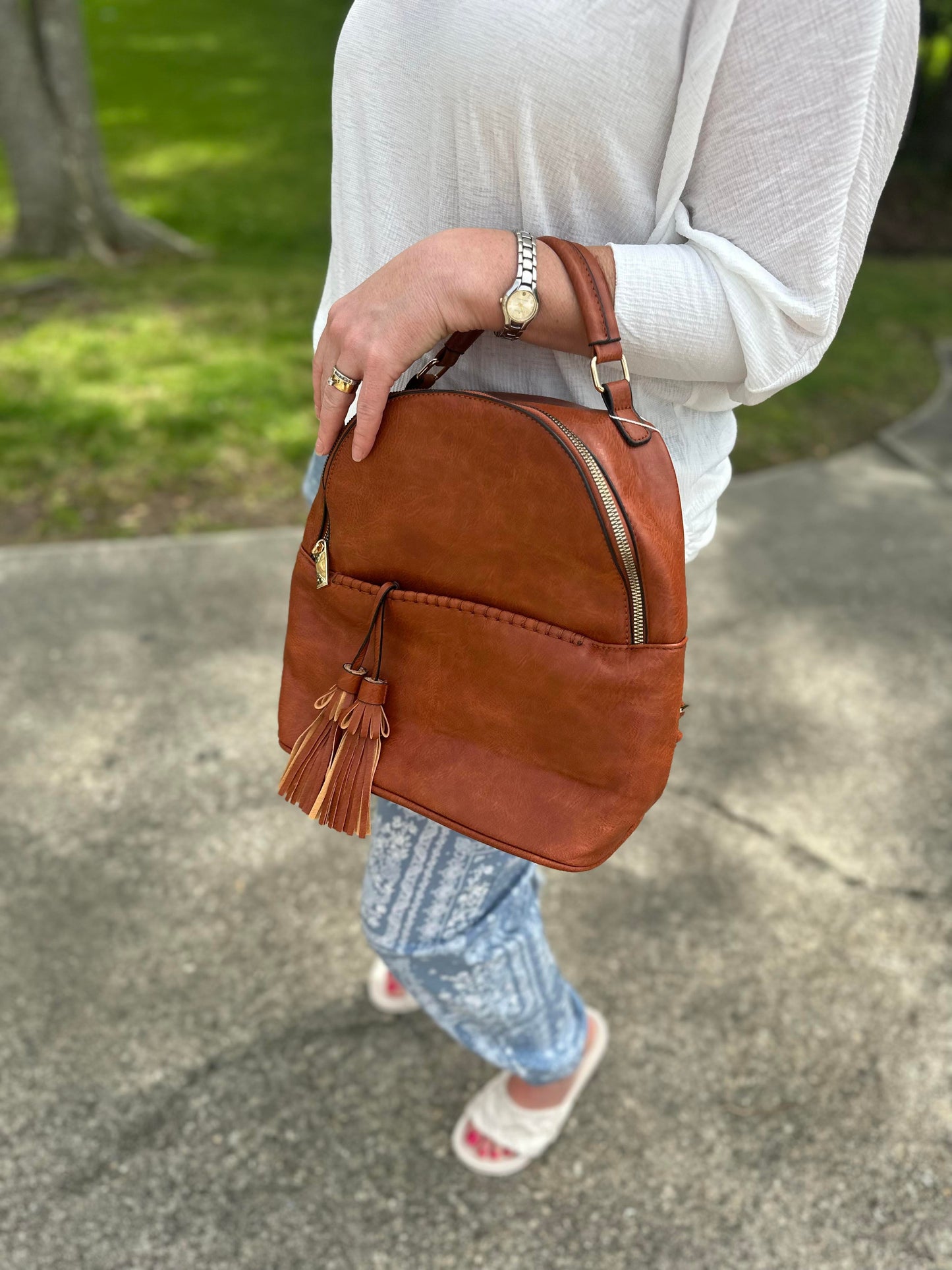 Tassel Backpack