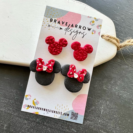 Minnie is my Bestie Stud Earrings